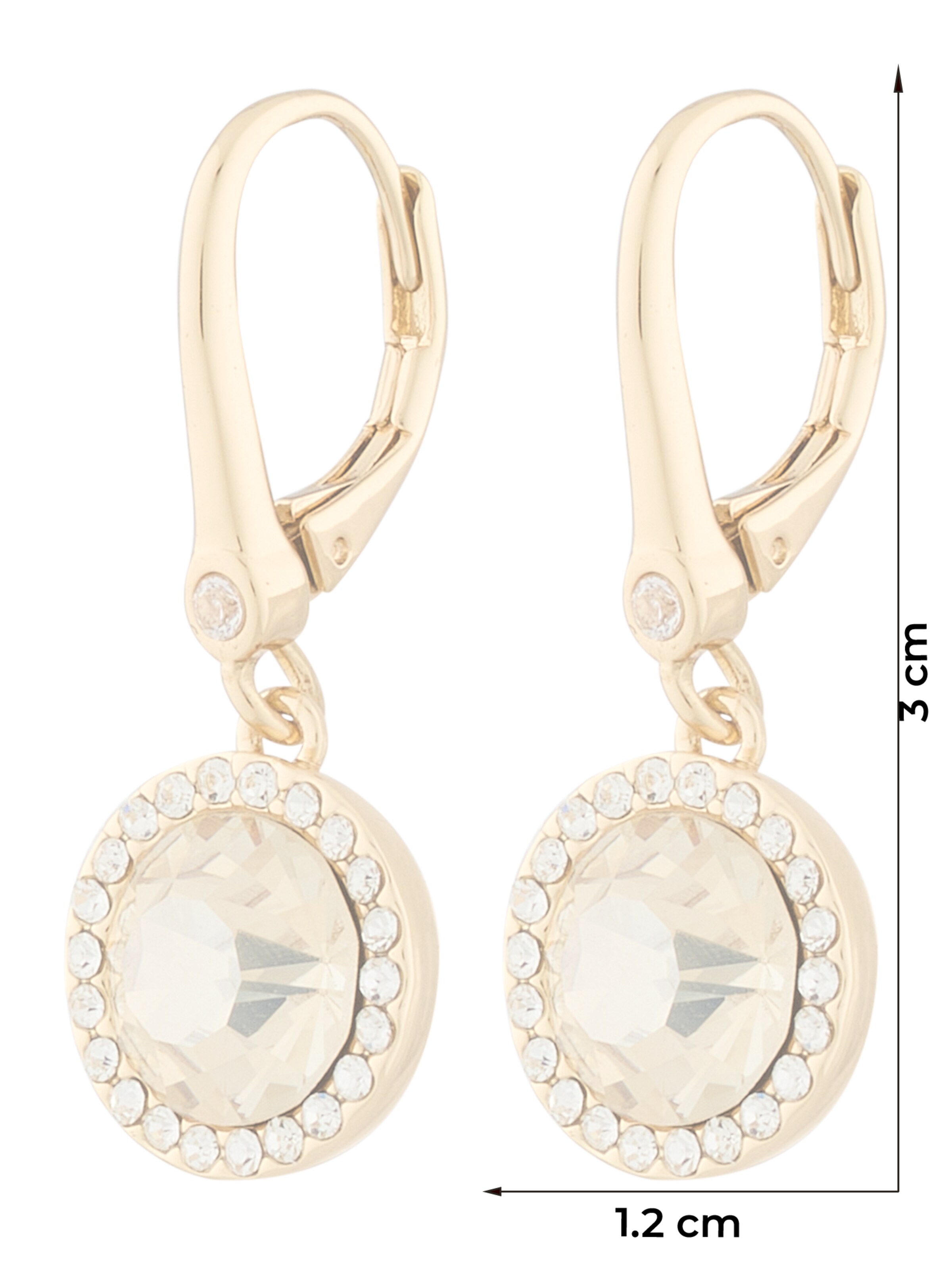 Boucles d'oreilles DKNY en or