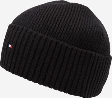 Bonnet TOMMY HILFIGER en noir : devant