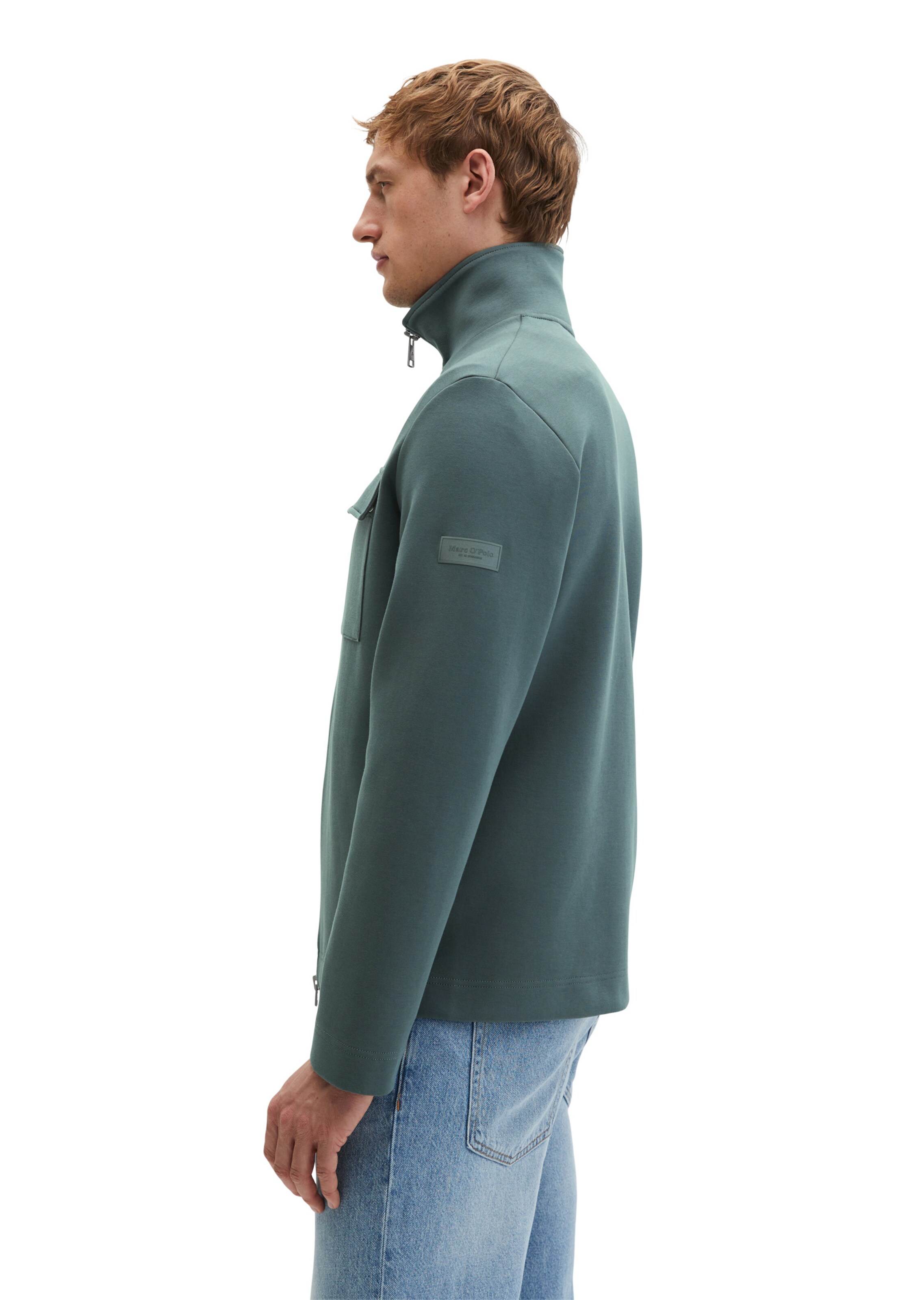 Marc O'Polo Sweat jacket in Green