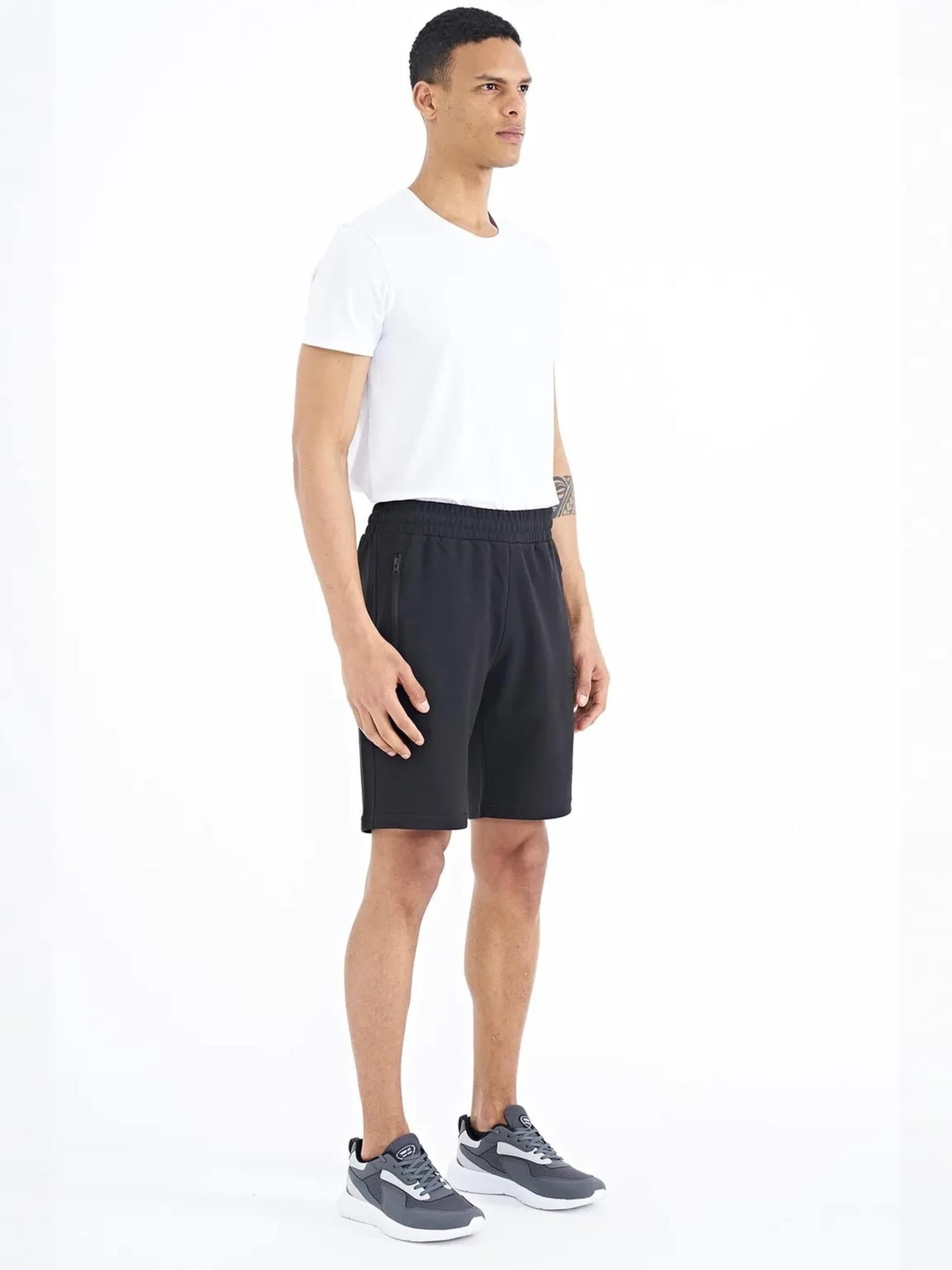 Regular Pantalon Tommy Life en noir