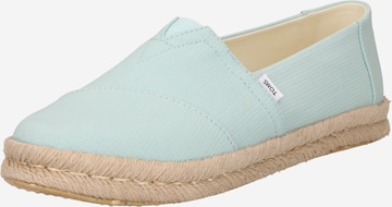 TOMS Espadrilles in Green: front