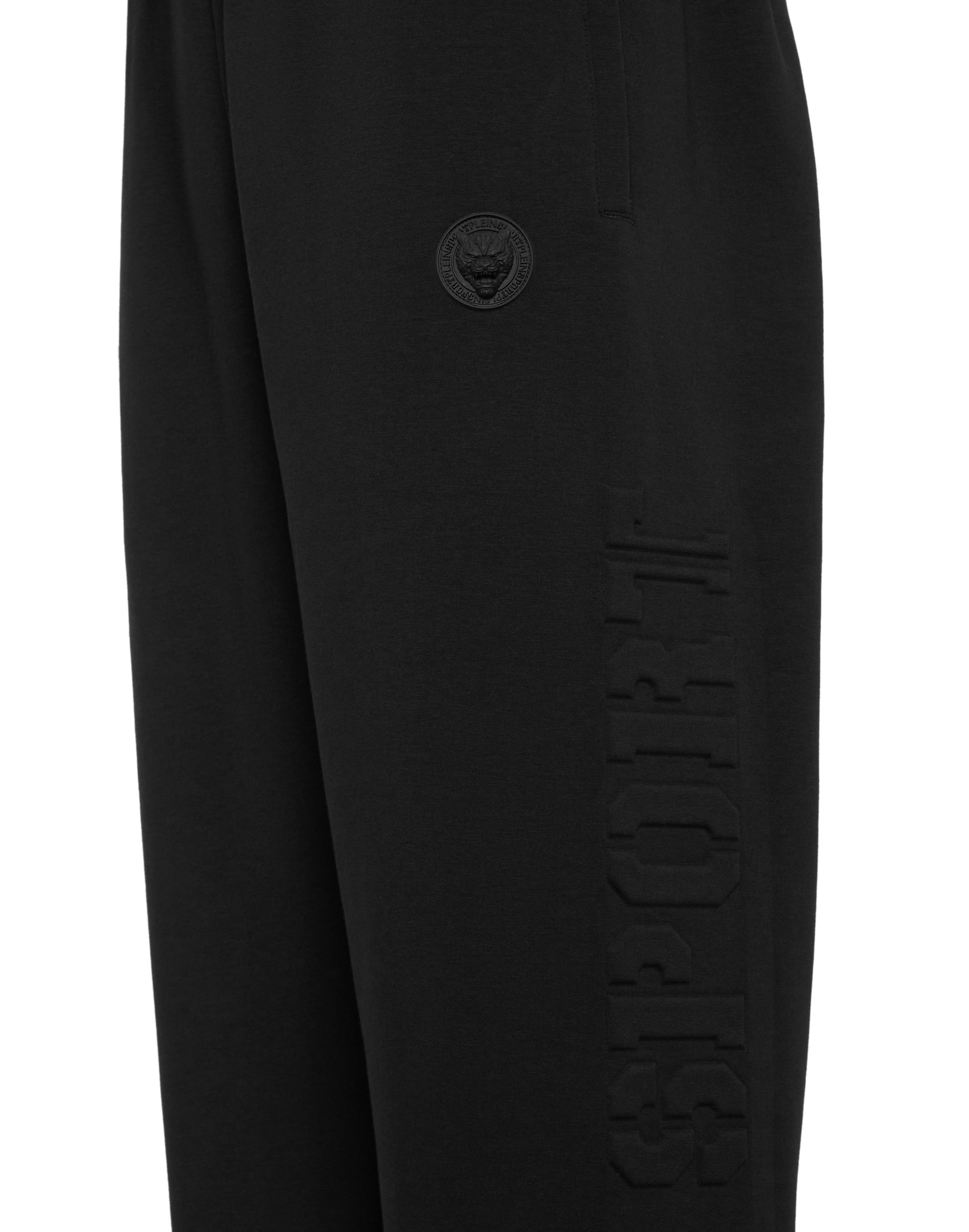 Tapered Pantaloni di Plein Sport in nero