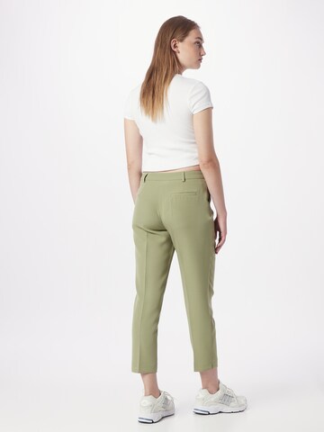 Dorothy Perkins Slimfit Spodnie w kant 'Grazer' w kolorze zielony