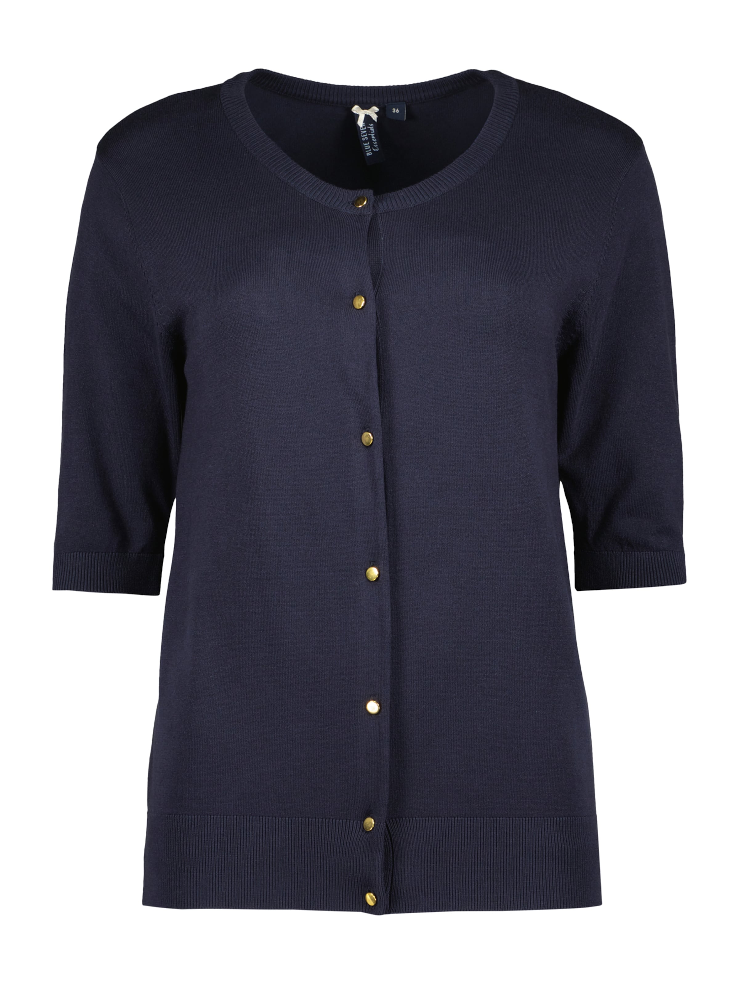 BLUE SEVEN Kardigán - kék: elől