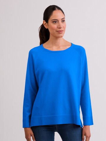 Pull-over CASH-MERE.CH en bleu : devant