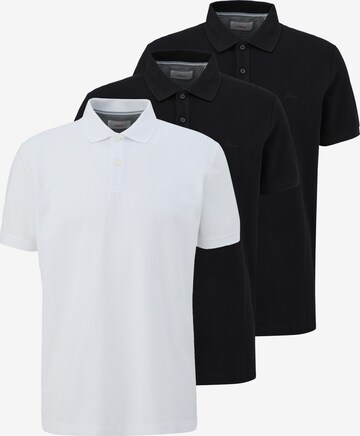 s.Oliver Shirt 'Basic' in Schwarz: Vorderseite