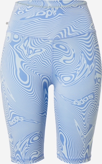 ADIDAS ORIGINALS Leggings 'Marble Print Bike' in Blue / Light blue, Item view