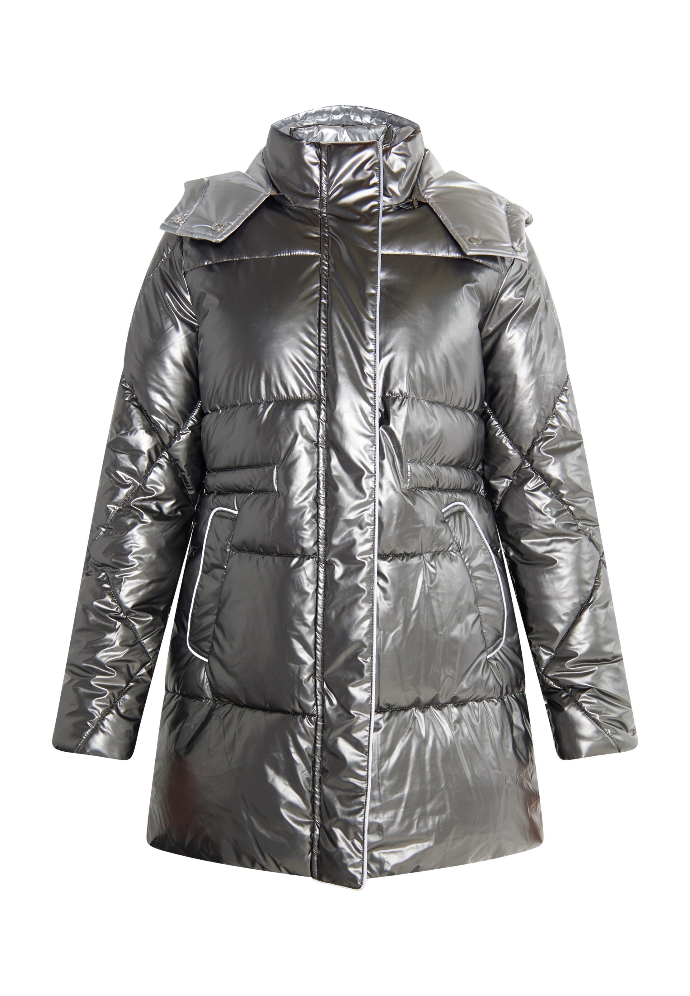 faina Зимняя куртка в Серебристый: спереди