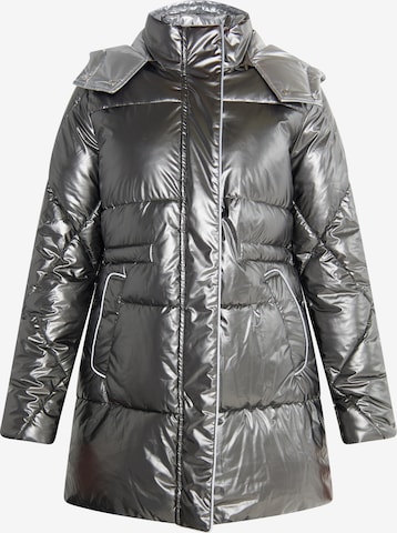 faina Winter Jacket in Silver: front