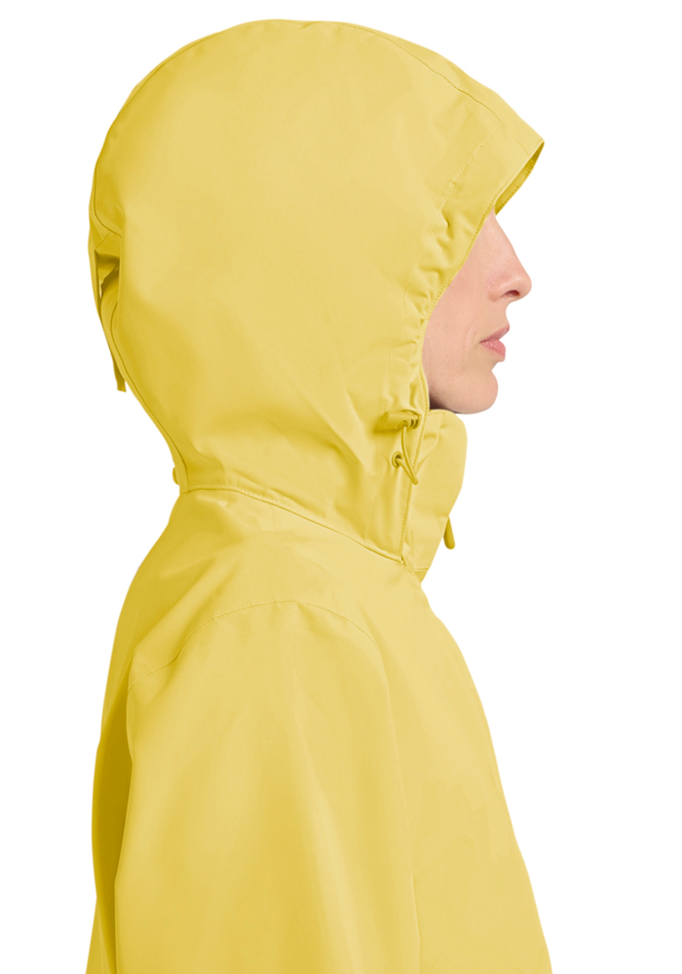JACK WOLFSKIN Outdoor Jacket in Yellow