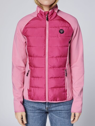 CHIEMSEE Funktionsjacke ' mit Stehkragen ' in Pink