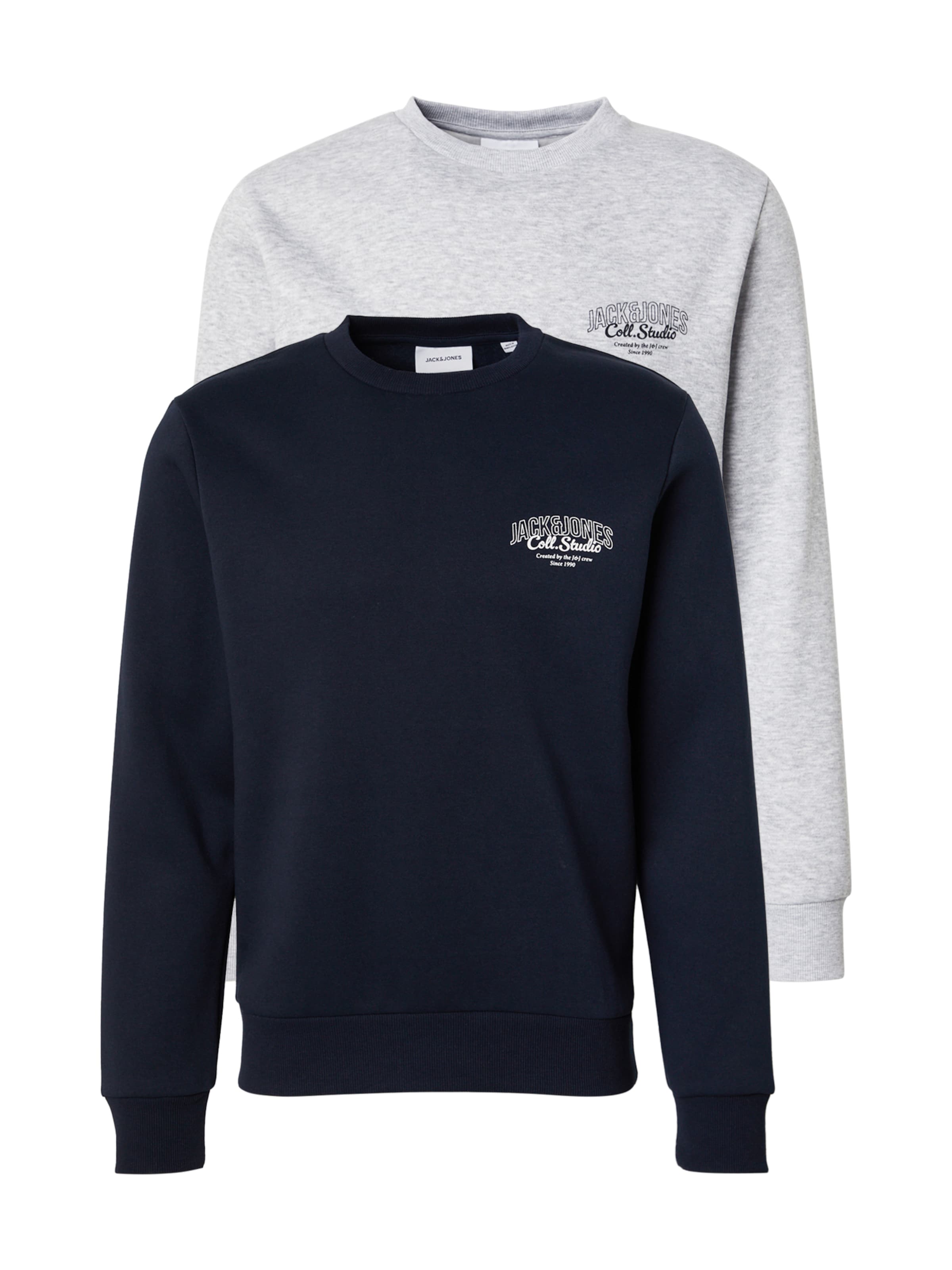 JACK & JONES Sweatshirt 'JJMAKOTO' in Blauw: voorkant