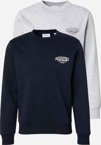 JACK & JONESSweater majica 'JJMAKOTO' - plava boja: prednji dio