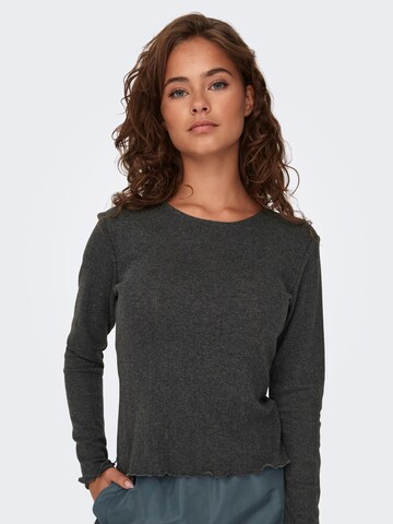 T-shirt 'CARLOTTA' ONLY en gris : devant