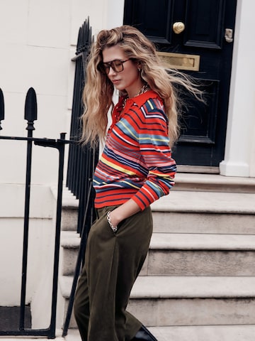 Wide Leg Pantalon à pince Next en vert