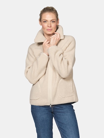 Veste en polaire 'BONDEDPILE01' ILSE JACOBSEN en beige