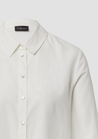 s.Oliver BLACK LABEL Bluse in Weiß
