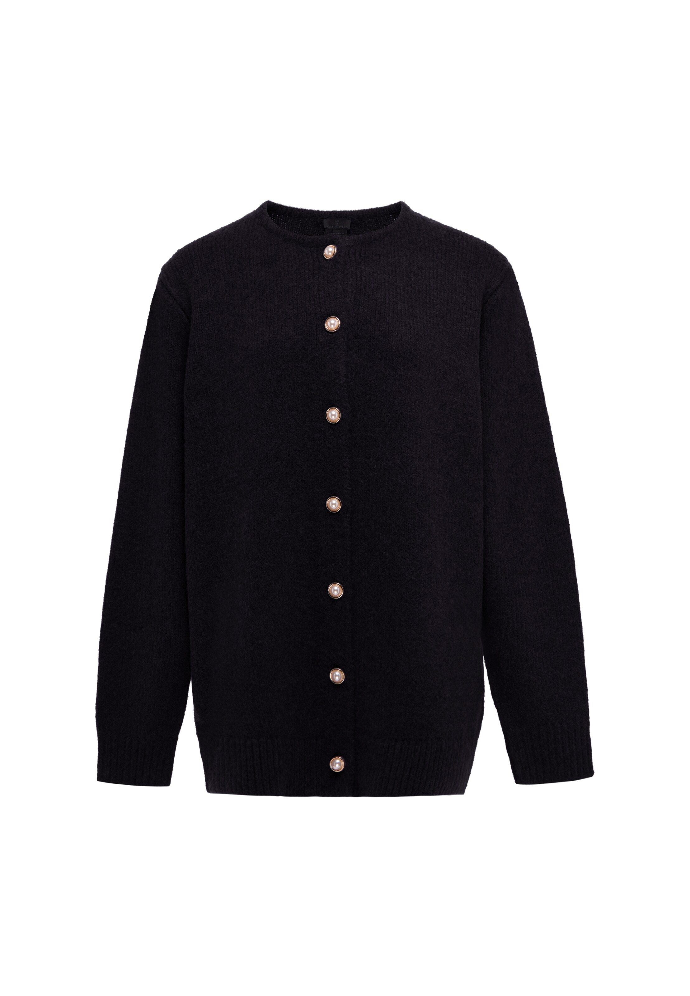 Cardigan 'Classic' DreiMaster Klassik en noir : devant