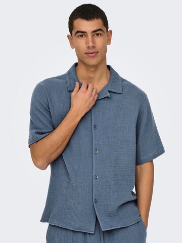 Only & Sons Regular fit Overhemd 'ONSKyle' in Blauw