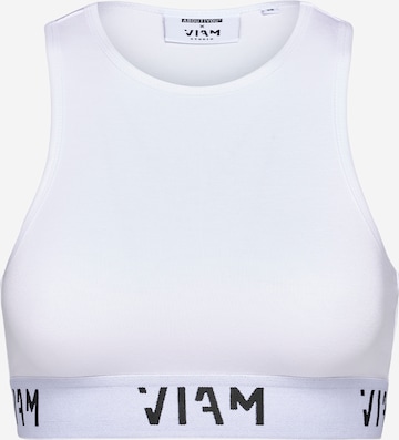 ABOUT YOU x VIAM Studio - Top 'Decisive' en blanco: frente