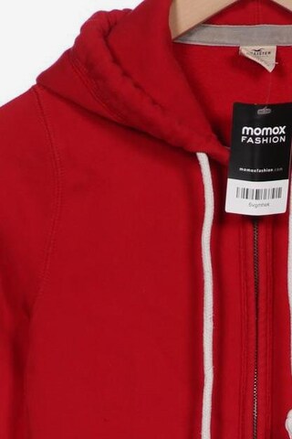 HOLLISTER Sweatshirt & Zip-Up Hoodie in S in Red