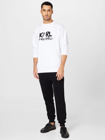 Sweat-shirt Karl Lagerfeld en blanc