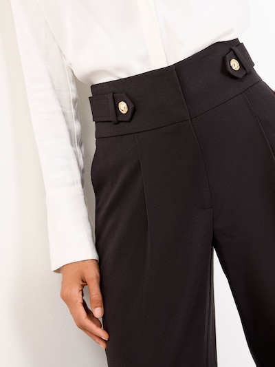 Pantaloni con pieghe Lipsy di colore marrone scuro, Visualizzazione prodotti