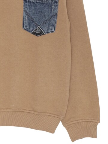 Roy Rogers Sweatshirt 'Pocket' in Beige