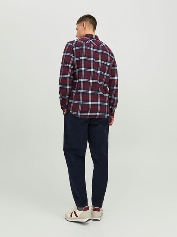 JACK & JONES Tapered Chino Pants 'Karl' in Blue