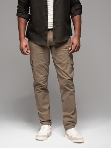 Ombre Regular Trousers in Green: front