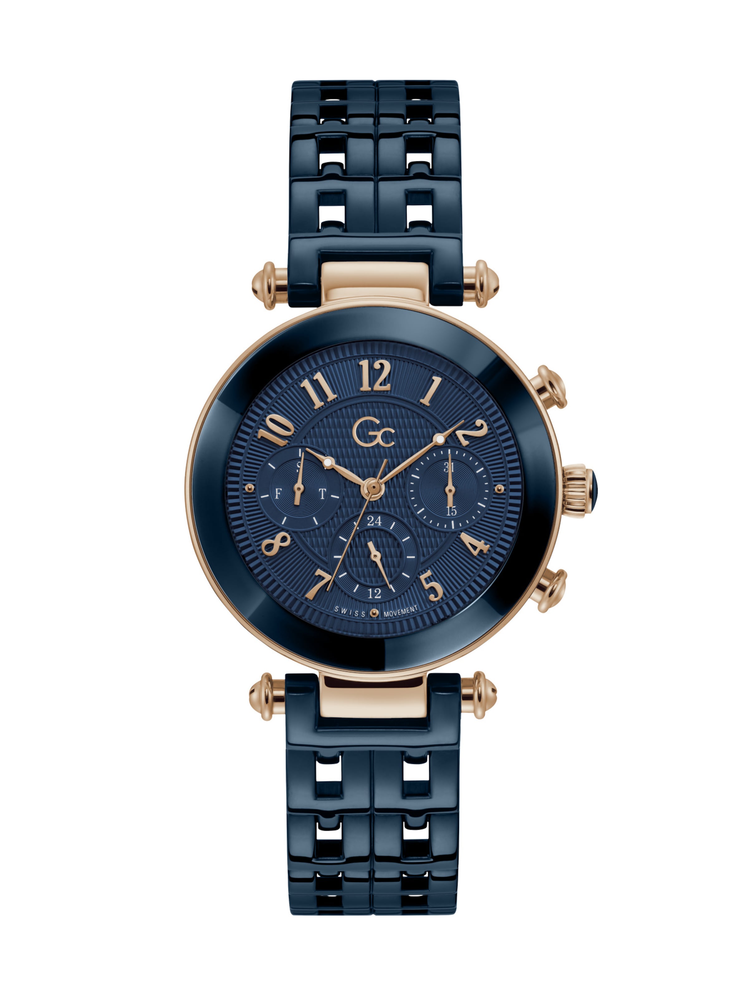 Gc Analog watch 'PrimeChic' in Blue: front