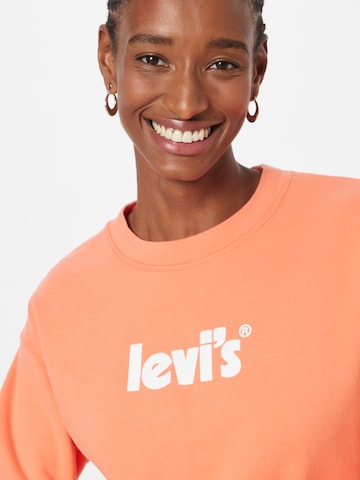 LEVI'S ® Sweatshirt in Oranje