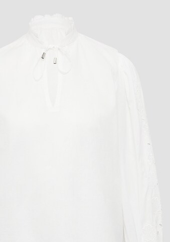 Chemisier QS en blanc