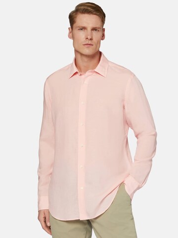 Boggi Milano Regular Fit Skjorte i pink: forside