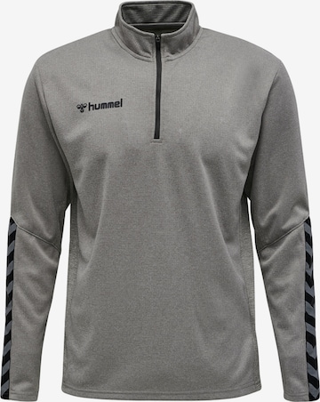 T-Shirt fonctionnel 'Authentic' Hummel en gris : devant