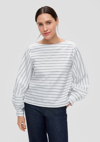 s.Oliver BLACK LABEL Bluse in Weiß: Vorderseite