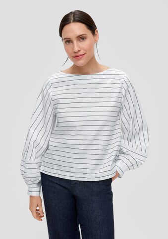 s.Oliver BLACK LABEL - Blusa em branco: frente