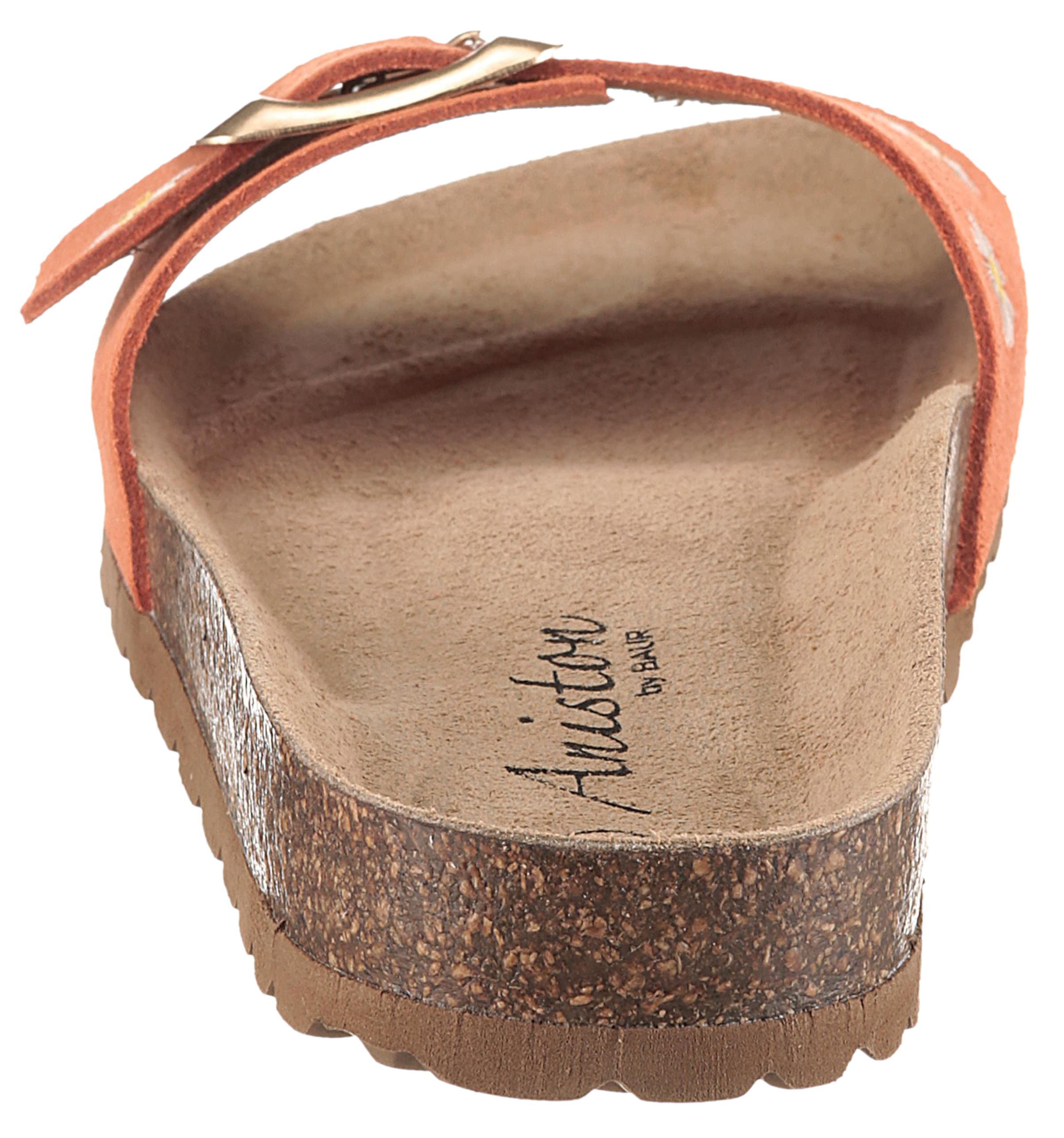 Aniston Mules in Orange