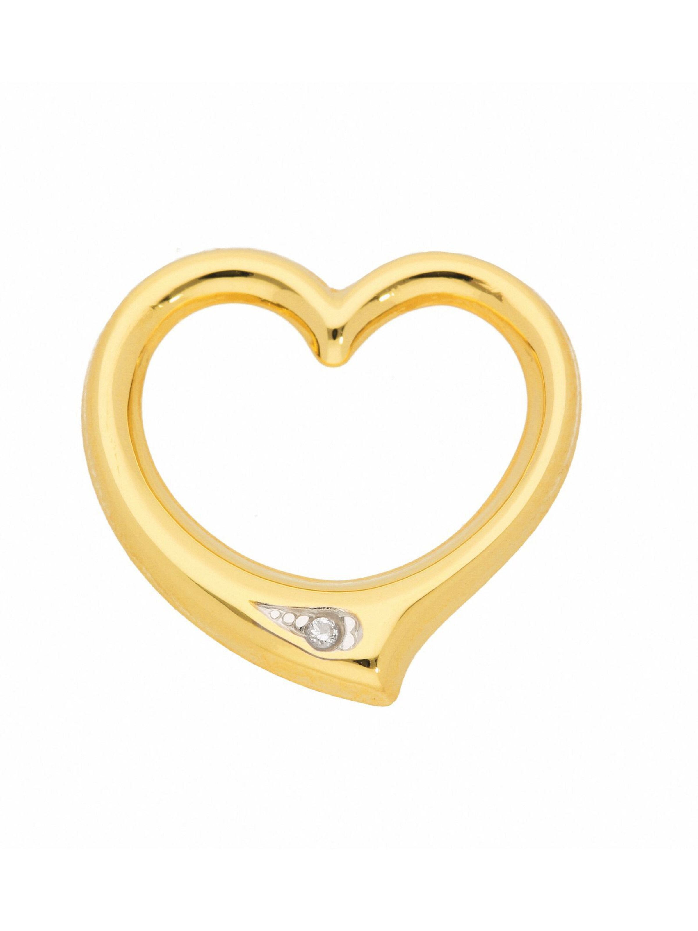 Adelia´s Pendant 'Swingheart' in Gold: front