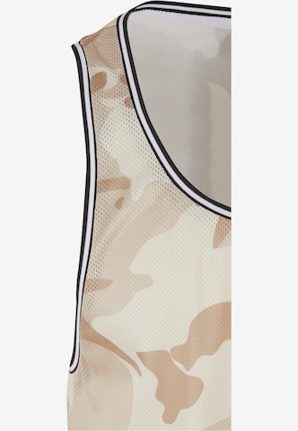 Urban Classics Tanktop 'Camo' in Beige