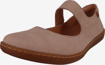 EL NATURALISTA Ballerina 'Coral' in Beige: Vorderseite