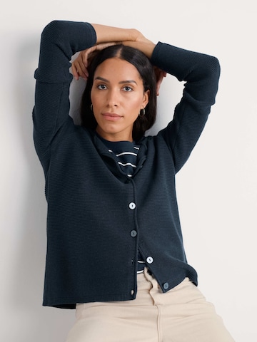 Seasalt Cornwall - Casaco de malha 'Makers' em azul: frente