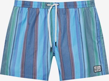 Shorts de bain Pull&Bear en bleu : devant