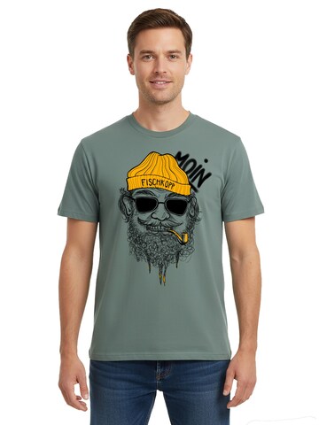 karlskopf Shirt 'FISCHKOPP' in Green