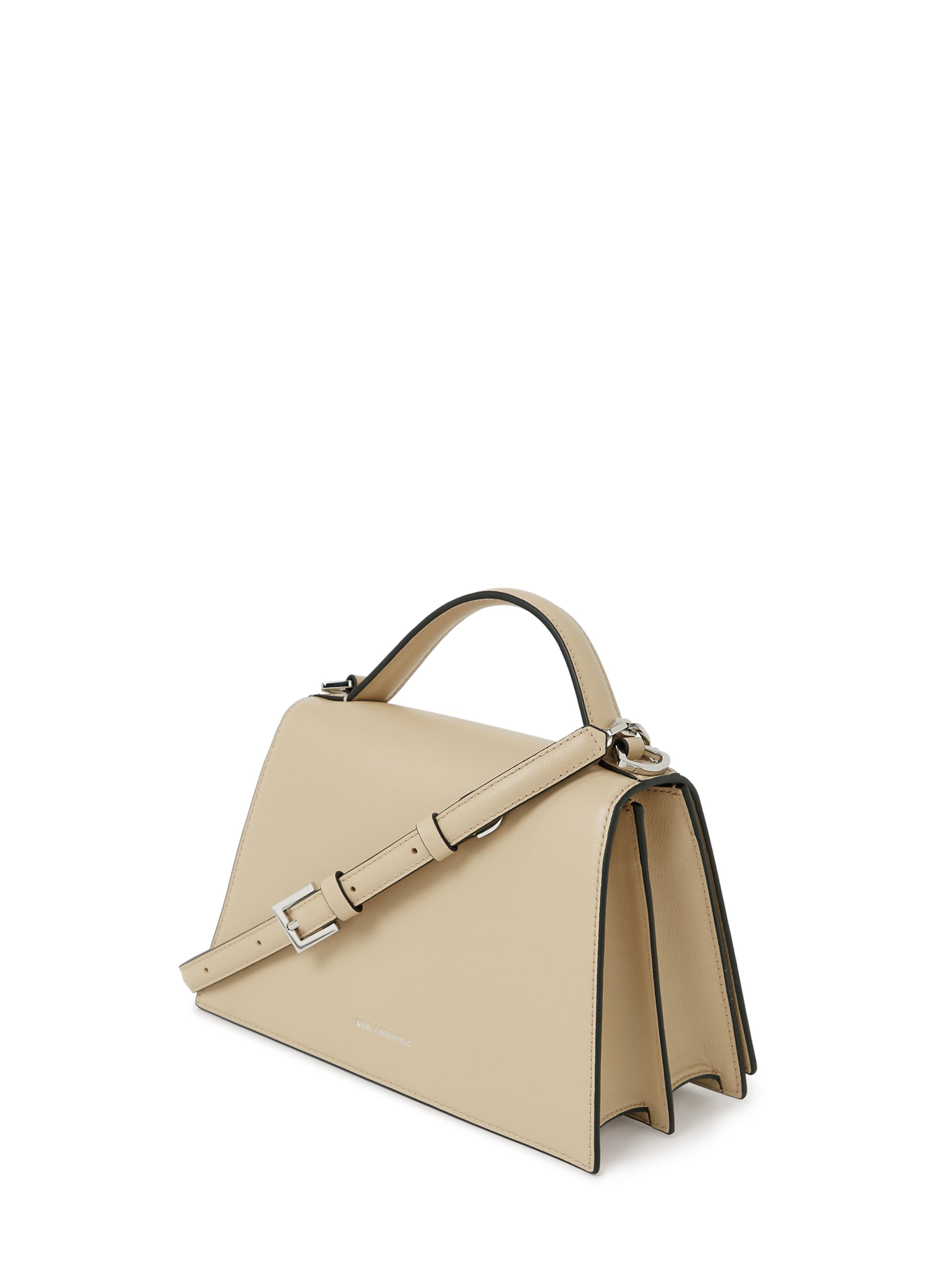 Karl Lagerfeld - Bolso de hombro ' K/SIGNATURE MITTELGROSSE UMHÄNGETASCHE ' en beige