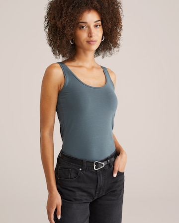 WE Fashion Топ в Зеленый: спереди