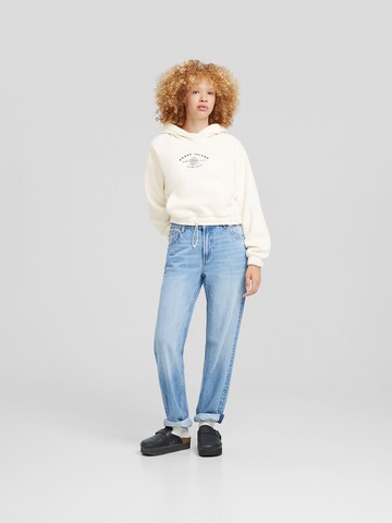 Sweat-shirt Bershka en beige