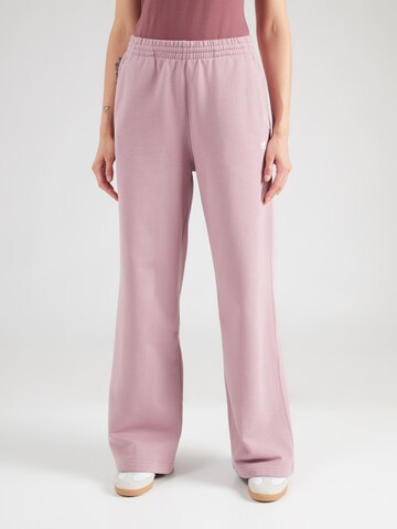 ADIDAS ORIGINALS Wide leg Παντελόνι 'ESS' σε λιλά: μπροστά
