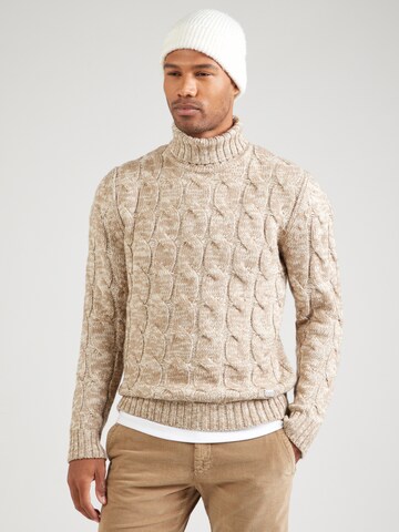 JOOP! Jeans Pullover 'Onur' in Beige: Vorderseite