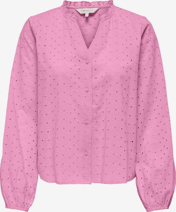 Camicia da donna 'ALFIE' di ONLY in rosa: frontale